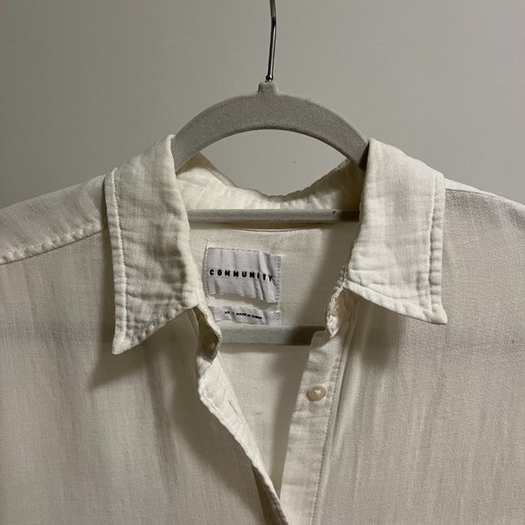 Community Linen Button Up Long Sleeve Shirt - Picture 3 of 4